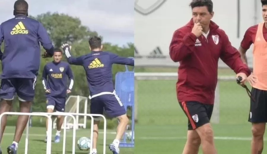 Boca-y-River-entrenar