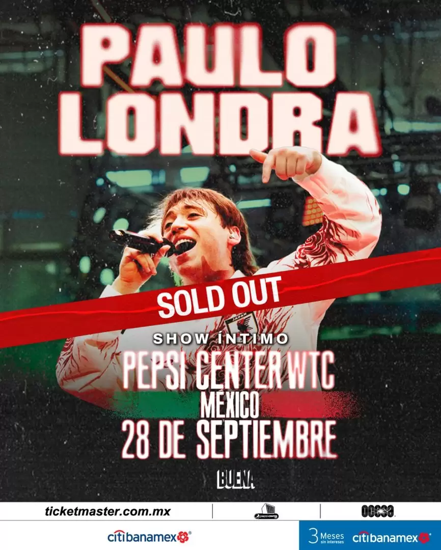 Paulo Londra sold out