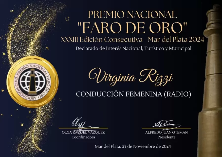 Premio Nacional "Faro de Oro"