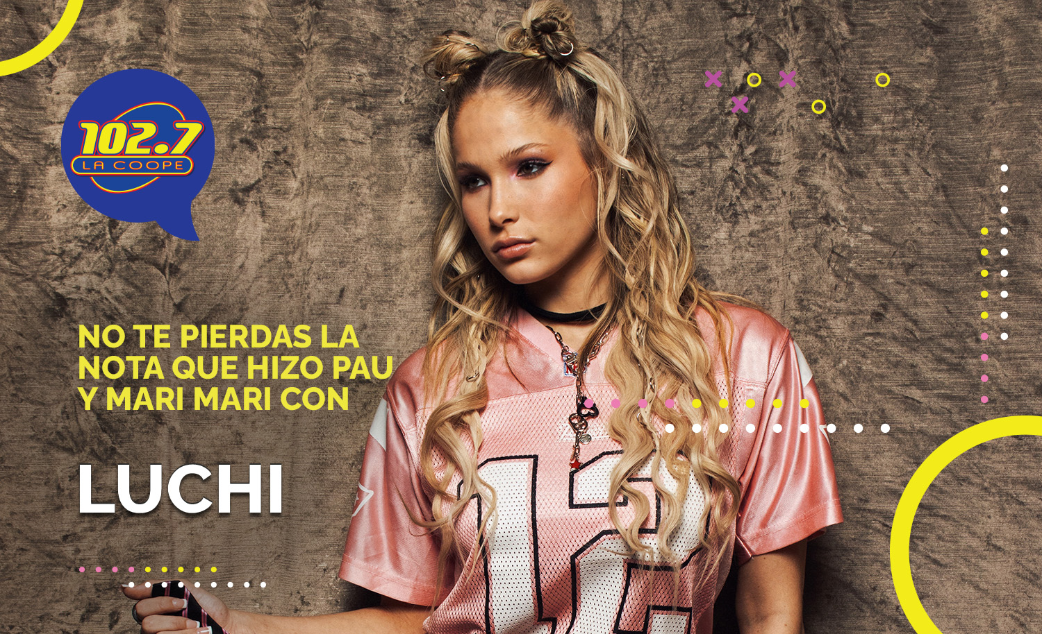 ENTREVISTA | LUCHI: "Me encanta interactuar con la gente" - La Coope 102.7