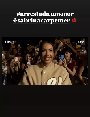 Mar�a Becerra arrestada por Sabrina Carpenter