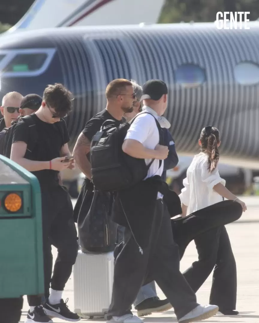 Ricky Martin y sus hijos en Buenos Aires