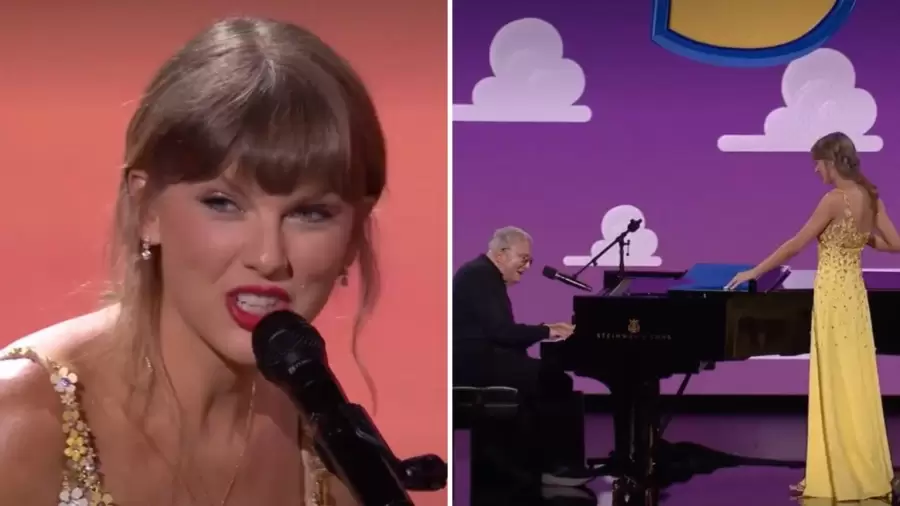 Taylor Swift en la premier de Toy Story 5