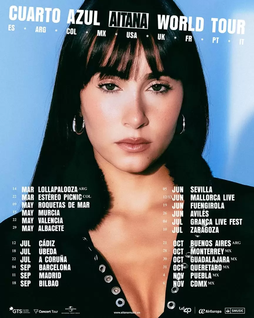 Fechas de la Gira de Aitana