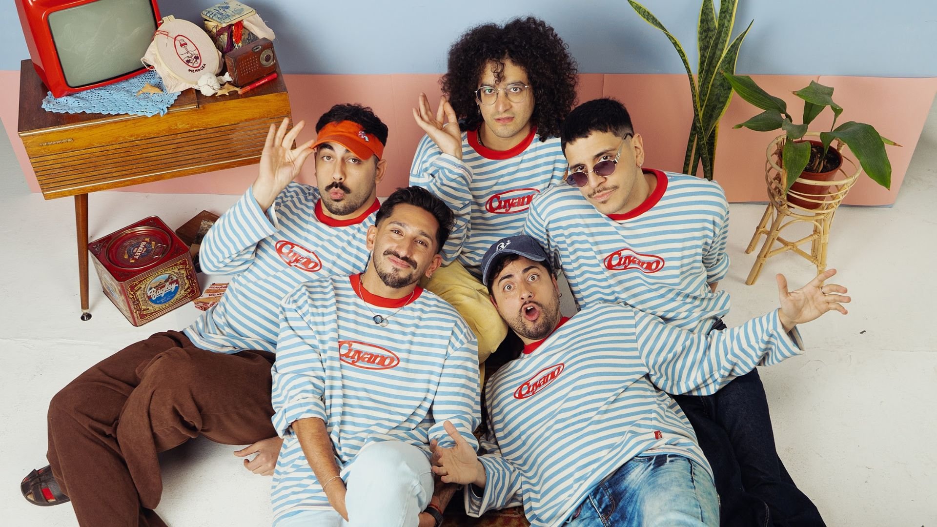 Gauchito Club en una foto promocional de la gira Vulnerable