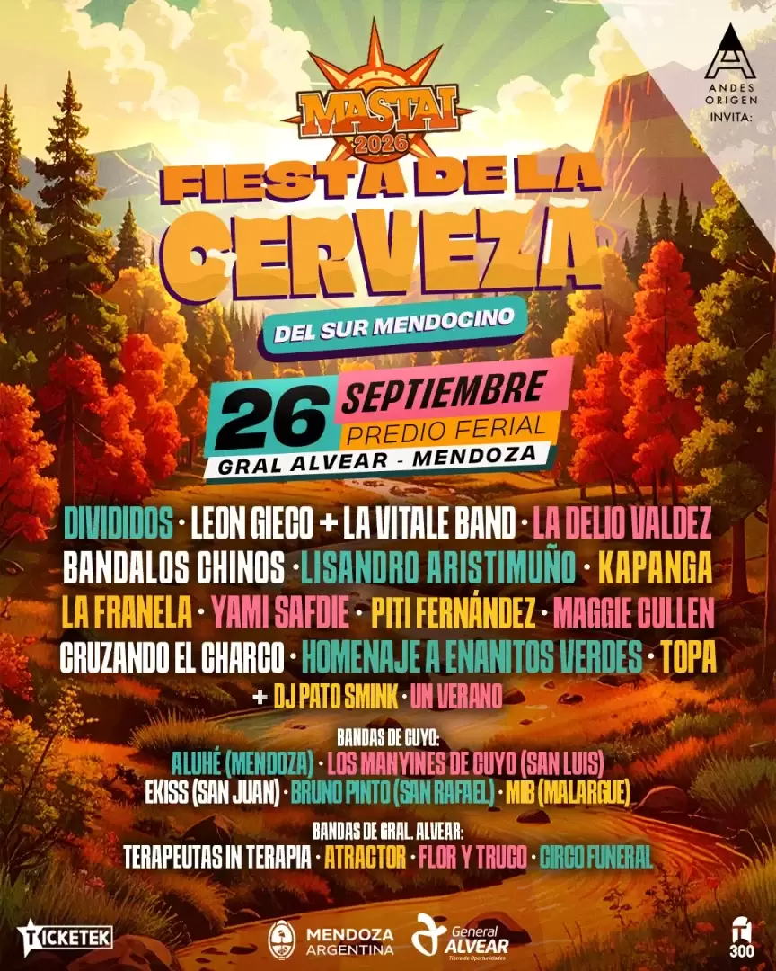 Bandalos Chinos será parte del gran line up que tendrá la Fiesta de La Cerveza