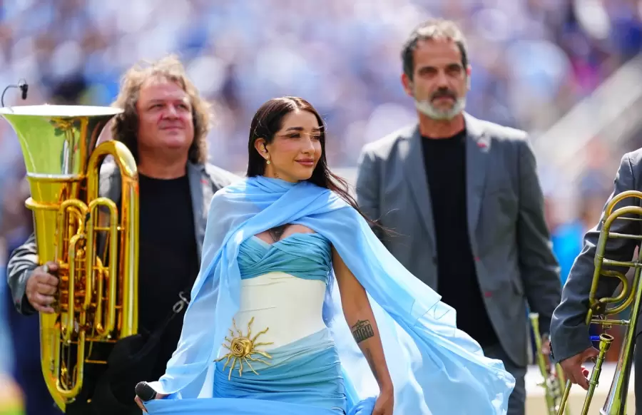Vestido de María Becerra
