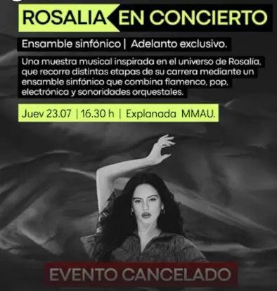 evento cancelado